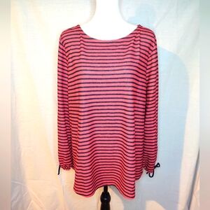 NWT Talbots Red/Blue Stripe Size 3Xp (Petite)